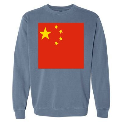 China Country Flag Garment-Dyed Sweatshirt