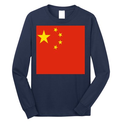 China Country Flag Long Sleeve Shirt