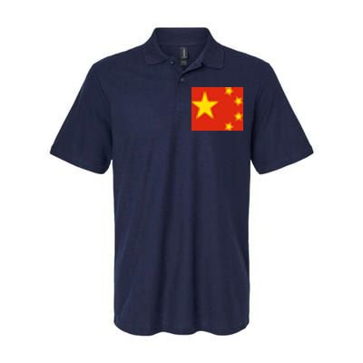 China Country Flag Softstyle Adult Sport Polo