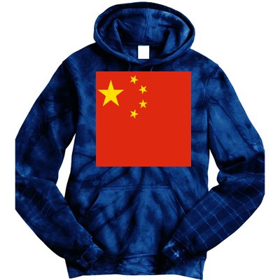 China Country Flag Tie Dye Hoodie