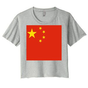 China Country Flag Women's Crop Top Tee