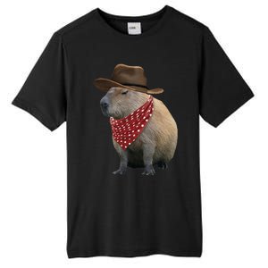 Cow Capybara Funny Howdy Capy Tall Fusion ChromaSoft Performance T-Shirt