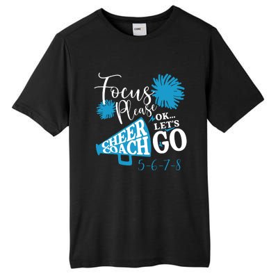 Cheerleading Coach Focus Please Lets Go 5678 Tall Fusion ChromaSoft Performance T-Shirt