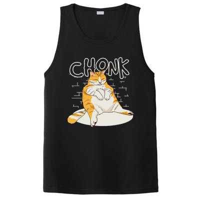 Chonker Cat Fat Cat Chonk Scale Chonky Meme PosiCharge Competitor Tank