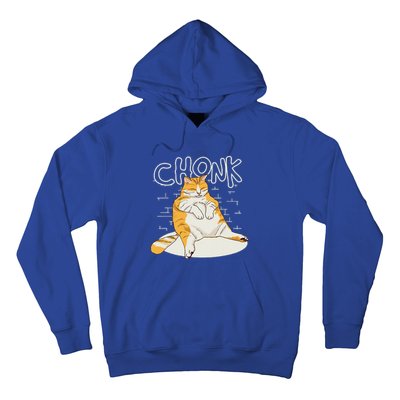 Chonker Cat Fat Cat Chonk Scale Chonky Meme Hoodie