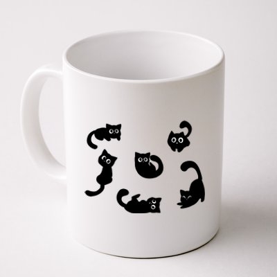 Cute Cat Funny Black Cat For Cat Lovers Cat Mom Coffee Mug