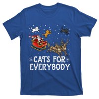 Christmas Cats For Everybody Funny Xmas Santa Gift T-Shirt