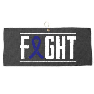 Colon Cancer Fight Cancer Ribbon Cool Gift Large Microfiber Waffle Golf Towel