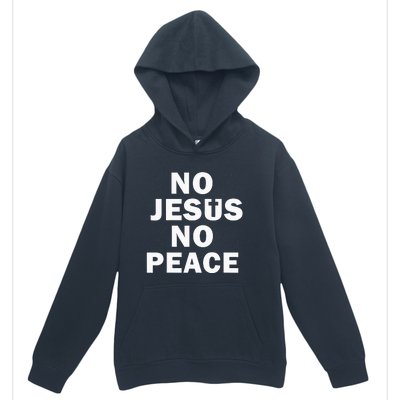 Christian Cross Faith Know Peace Know Jesus Urban Pullover Hoodie