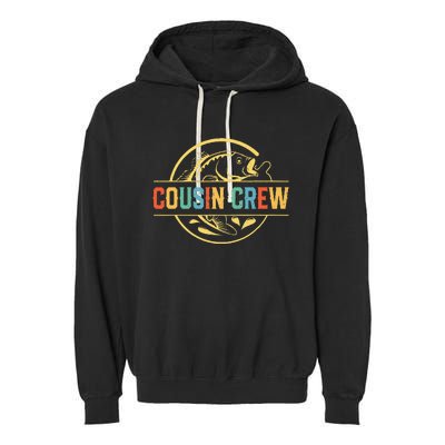 Cousin Crew Fisherman Fishing Lovers Garment-Dyed Fleece Hoodie