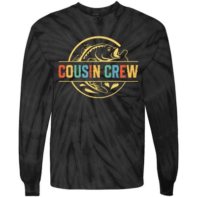 Cousin Crew Fisherman Fishing Lovers Tie-Dye Long Sleeve Shirt