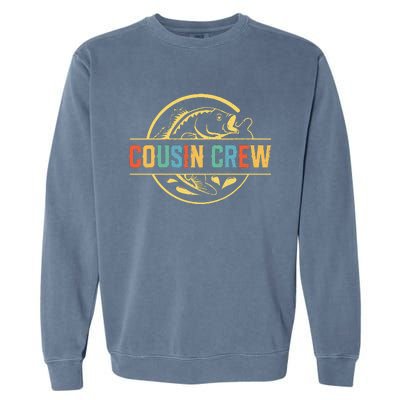 Cousin Crew Fisherman Fishing Lovers Garment-Dyed Sweatshirt