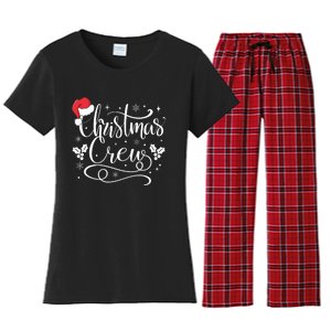 Christmas Crew Family Group Matching Christmas Pajama Party Women's Flannel Pajama Set