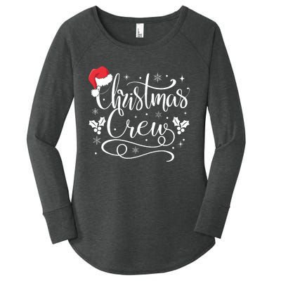 Christmas Crew Family Group Matching Christmas Pajama Party Women's Perfect Tri Tunic Long Sleeve Shirt