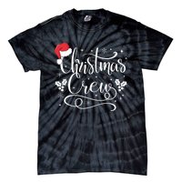 Christmas Crew Family Group Matching Christmas Pajama Party Tie-Dye T-Shirt