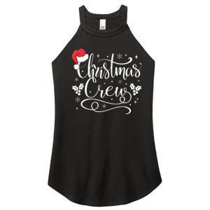 Christmas Crew Family Group Matching Christmas Pajama Party Women's Perfect Tri Rocker Tank