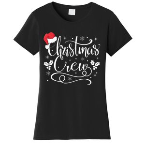 Christmas Crew Family Group Matching Christmas Pajama Party Women's T-Shirt