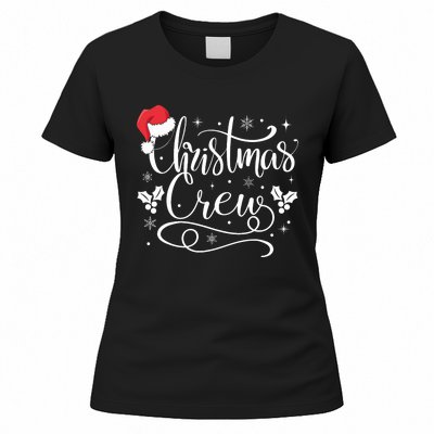 Christmas Crew Family Group Matching Christmas Pajama Party Women's T-Shirt