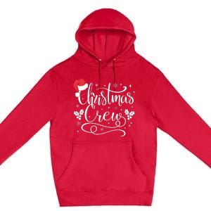 Christmas Crew Family Group Matching Christmas Pajama Party Premium Pullover Hoodie