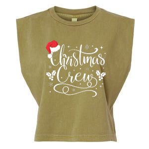 Christmas Crew Family Group Matching Christmas Pajama Party Garment-Dyed Women's Muscle Tee