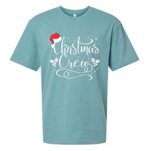 Christmas Crew Family Group Matching Christmas Pajama Party Sueded Cloud Jersey T-Shirt