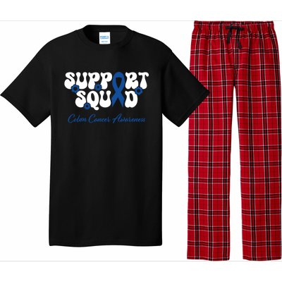 Colon Cancer Friends Support Squad Colon Cancer Awareness Gift Pajama Set