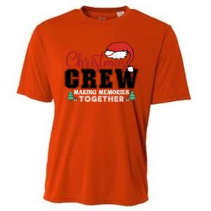 Christmas Crew Funny Matching Family With Santa Hat Cooling Performance Crew T-Shirt