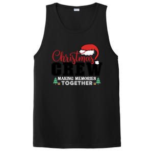 Christmas Crew Funny Matching Family With Santa Hat PosiCharge Competitor Tank