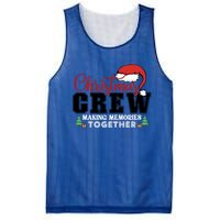 Christmas Crew Funny Matching Family With Santa Hat Mesh Reversible Basketball Jersey Tank