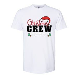 Christmas Crew Funny Matching Family With Santa Hat Softstyle CVC T-Shirt