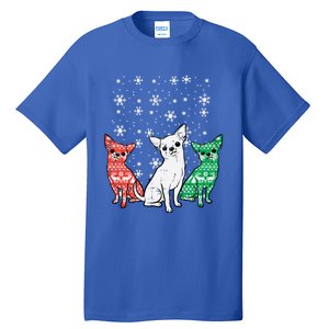 Christmas Chihuahuas Funny Xmas Chiwawa Dog Great Gift Tall T-Shirt