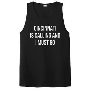 Cincinnati City Funny Cincinnati PosiCharge Competitor Tank