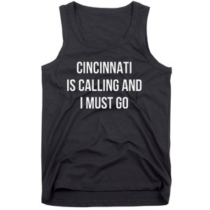 Cincinnati City Funny Cincinnati Tank Top