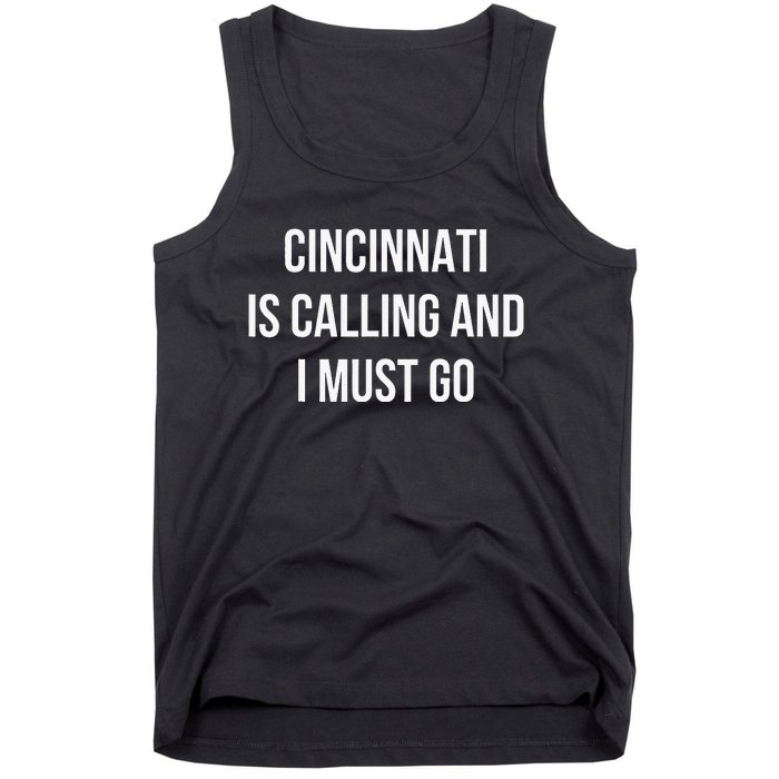 Cincinnati City Funny Cincinnati Tank Top