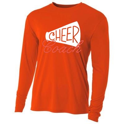 Cheer Coach Funny Cheer Coach Gift Cooling Performance Long Sleeve Crew