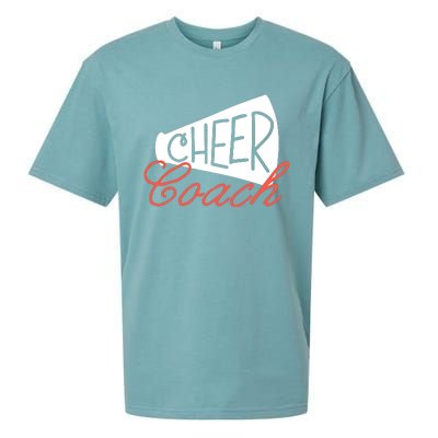 Cheer Coach Funny Cheer Coach Gift Sueded Cloud Jersey T-Shirt