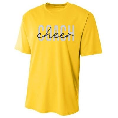 Cheer Coach Funny Design Cute Cheer Coach Cool Coaching Performance Sprint T-Shirt