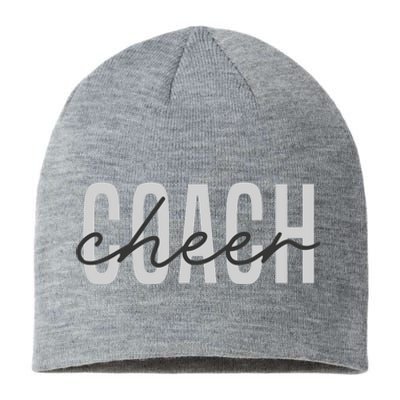 Cheer Coach Funny Design Cute Cheer Coach Cool Coaching Sustainable Beanie