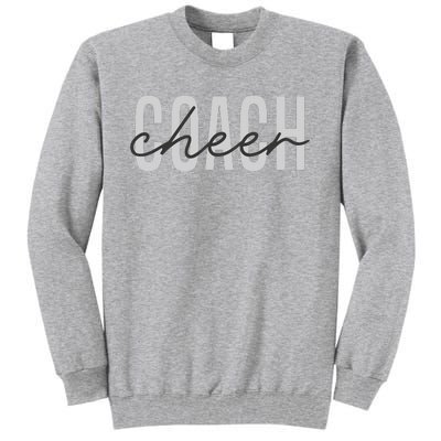 Cheer Coach Funny Design Cute Cheer Coach Cool Coaching Tall Sweatshirt