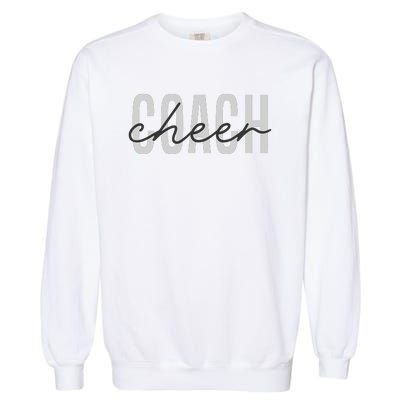 Cheer Coach Funny Design Cute Cheer Coach Cool Coaching Garment-Dyed Sweatshirt