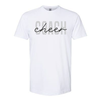 Cheer Coach Funny Design Cute Cheer Coach Cool Coaching Softstyle® CVC T-Shirt