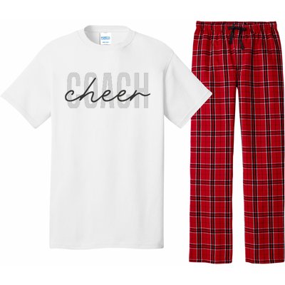 Cheer Coach Funny Design Cute Cheer Coach Cool Coaching Pajama Set