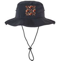 Cheer Coquette Football Bow Football For Women Girl Gift Legacy Cool Fit Booney Bucket Hat