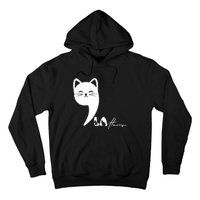 Cute Commala Funny Cat Comma La Hoodie