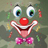 Carnival Clown Face Circus Carnivals Legacy Tie Dye Trucker Hat
