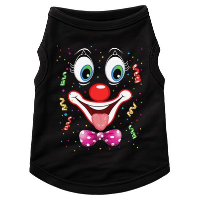 Carnival Clown Face Circus Carnivals Doggie Tank