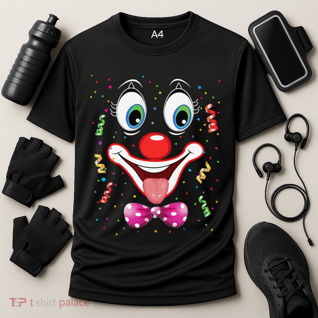 Carnival Clown Face Circus Carnivals Performance Shirt