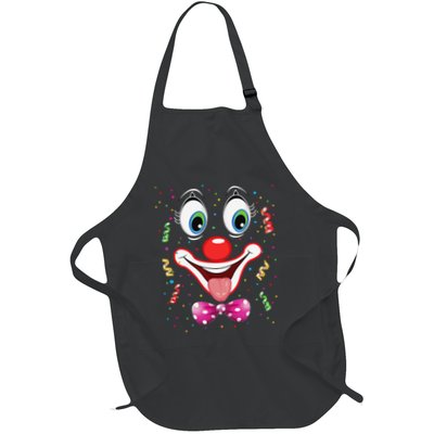 Carnival Clown Face Circus Carnivals Apron