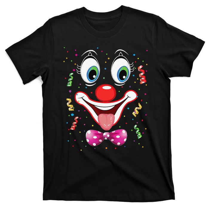 Carnival Clown Face Circus Carnivals T-Shirt