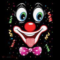 Carnival Clown Face Circus Carnivals Flatbill Hat